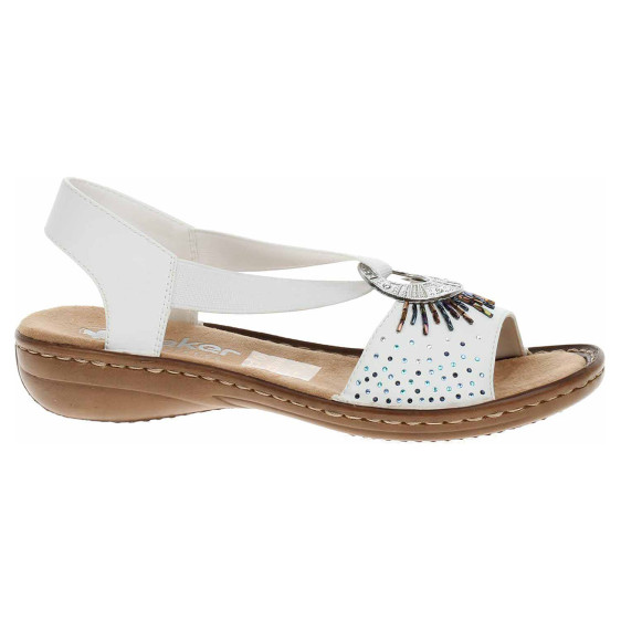 detail Dámské sandály Rieker 60880-80 weiss