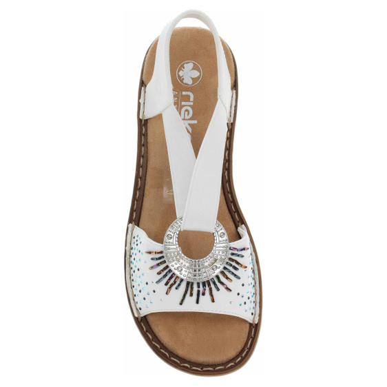 detail Dámské sandály Rieker 60880-80 weiss