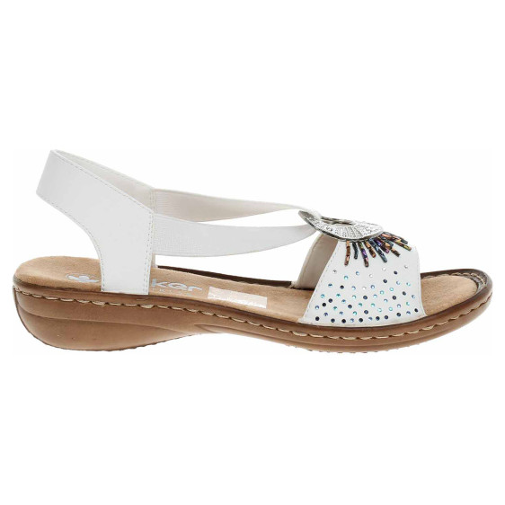 detail Dámské sandály Rieker 60880-80 weiss