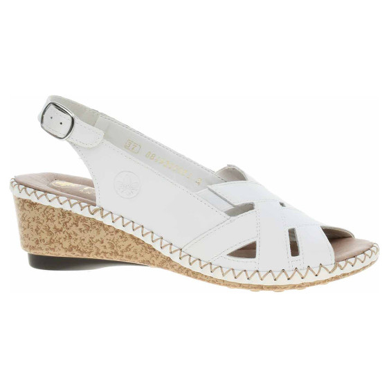 detail Dámské sandály Rieker 66189-80 weiss