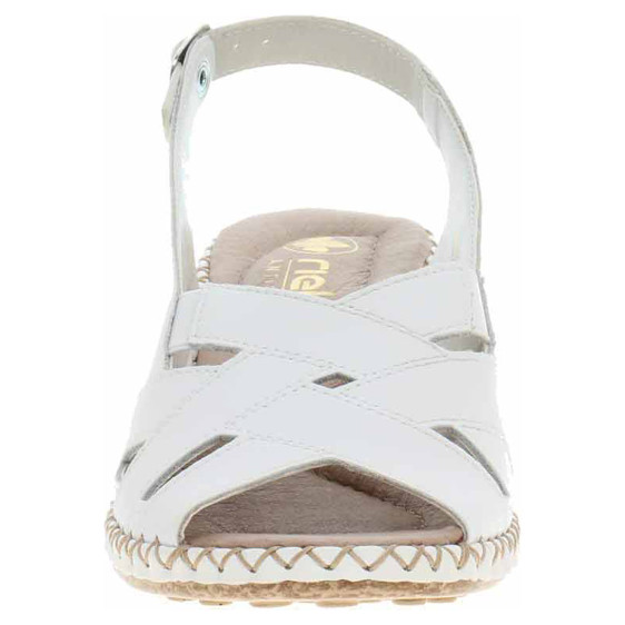 detail Dámské sandály Rieker 66189-80 weiss