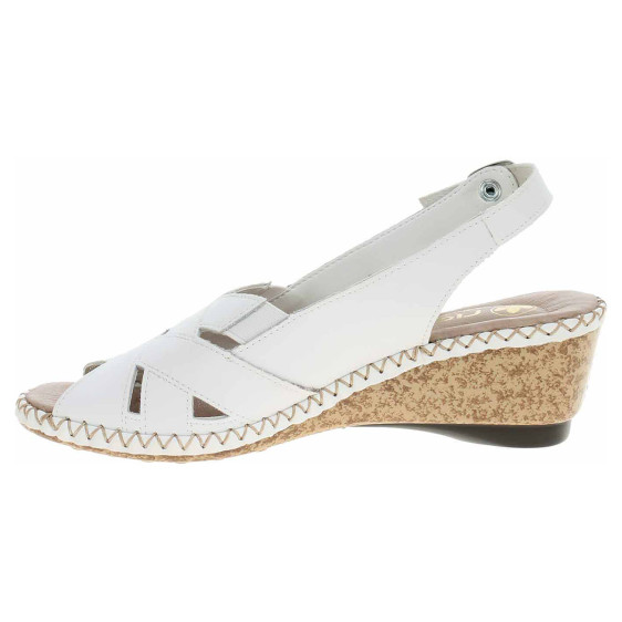 detail Dámské sandály Rieker 66189-80 weiss