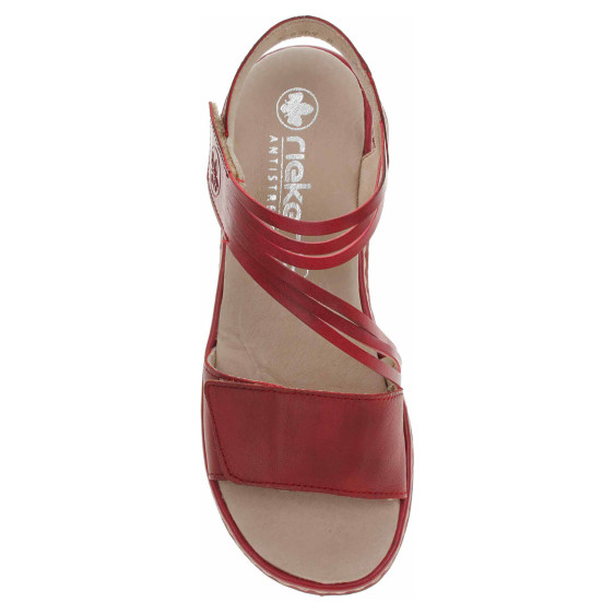 detail Dámské sandály Rieker 65964-35 rot