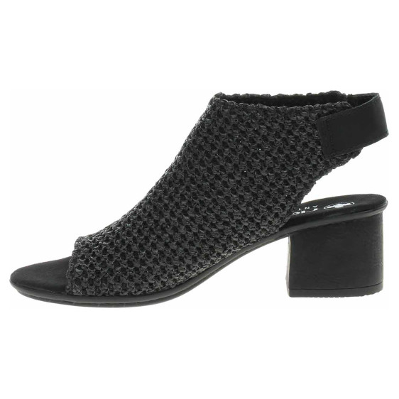 detail Dámské sandály Rieker 64670-00 schwarz