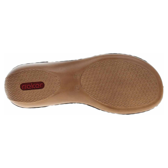 detail Dámské sandály Rieker 65964-00 schwarz