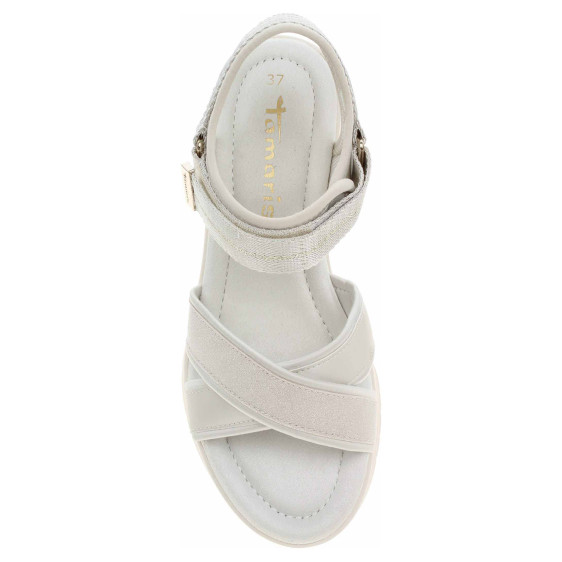 detail Dámské sandály Tamaris 1-28262-44 ivory