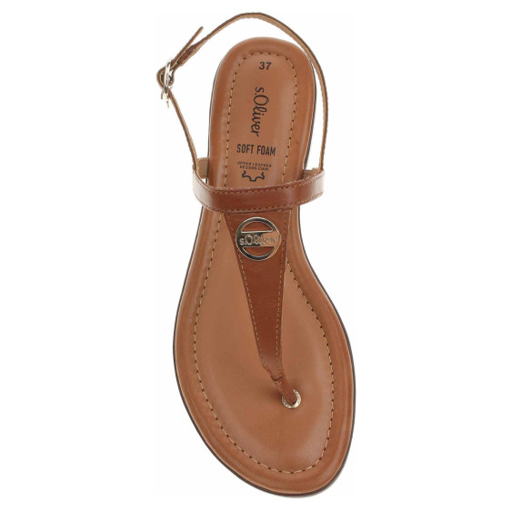 detail Dámské sandály s.Oliver 5-28105-44 cognac