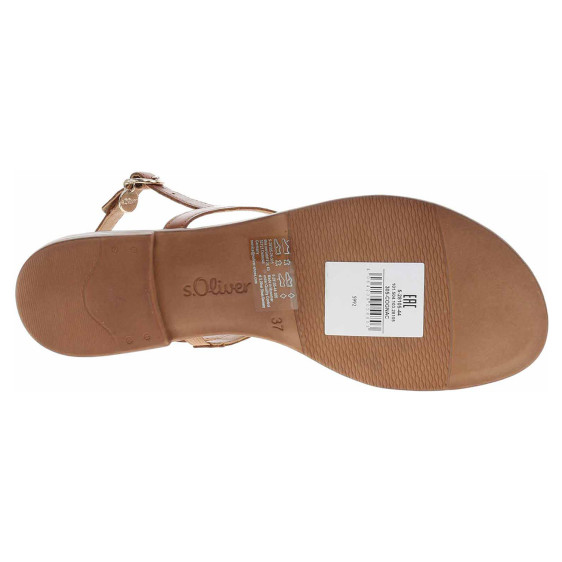 detail Dámské sandály s.Oliver 5-28105-44 cognac