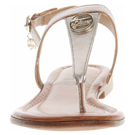 detail Dámské sandály s.Oliver 5-28105-44 platinum
