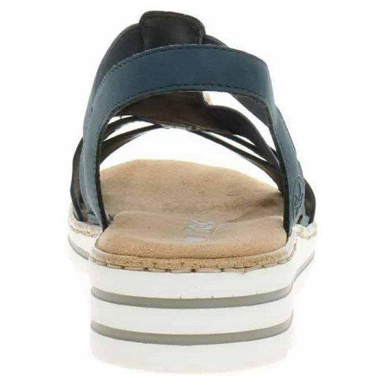 detail Dámské sandály Rieker V0649-14 blau