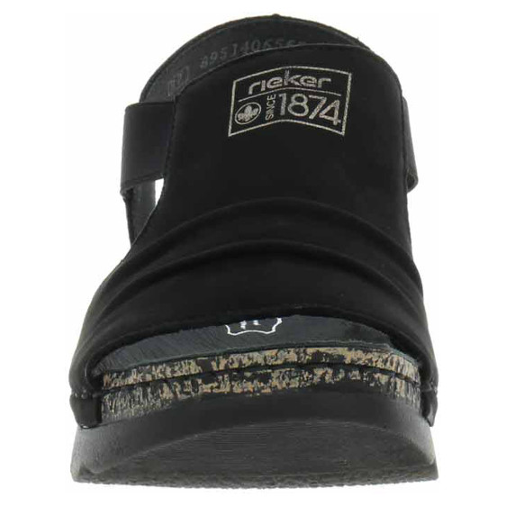 detail Dámské sandály Rieker 64463-01 schwarz