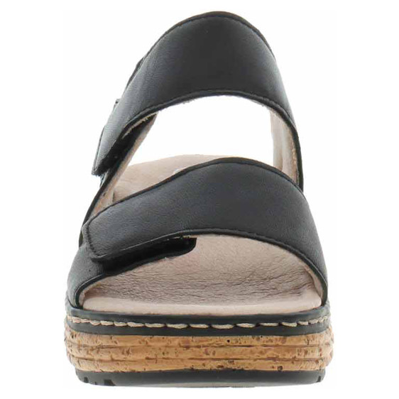 detail Dámské sandály Rieker 62761-00 schwarz