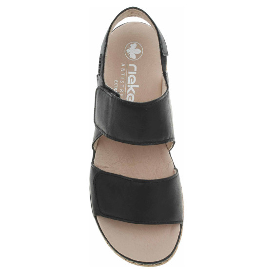 detail Dámské sandály Rieker 62761-00 schwarz