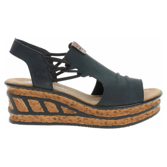 detail Dámské sandály Rieker 68175-14 blau