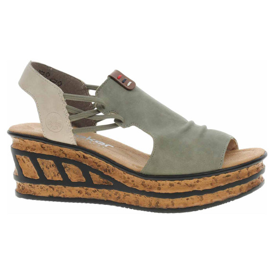 detail Dámské sandály Rieker 68175-52 grun