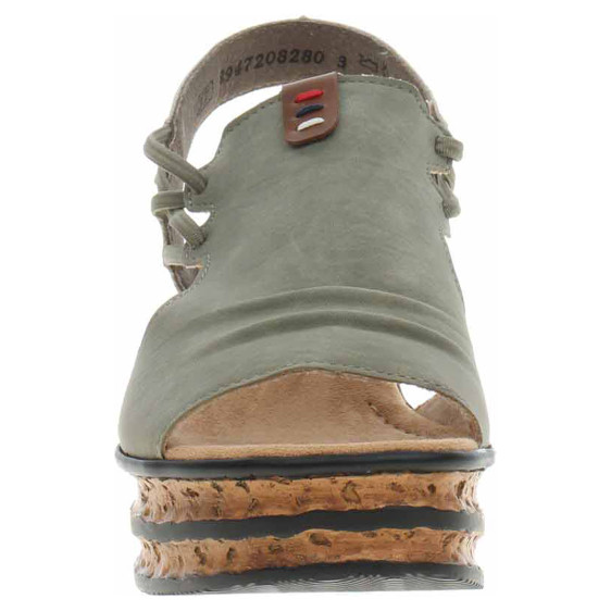 detail Dámské sandály Rieker 68175-52 grun