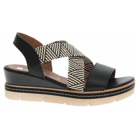 detail Dámské sandály Remonte D2L54-03 schwarz kombi