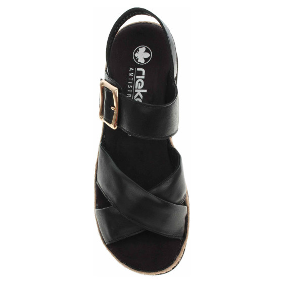 detail Dámské sandály Rieker V7951-00 schwarz