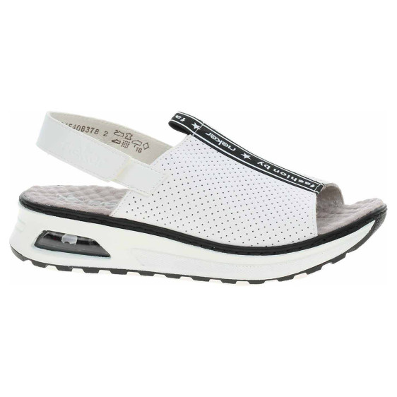 detail Dámské sandály Rieker 65615-80 weiss