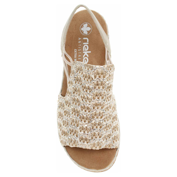 detail Dámské sandály Rieker 62741-60 beige