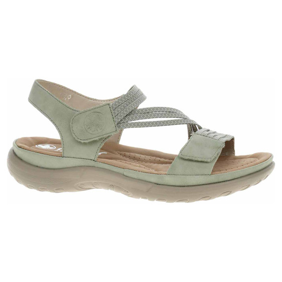 detail Dámské sandály Rieker 64870-52 grun