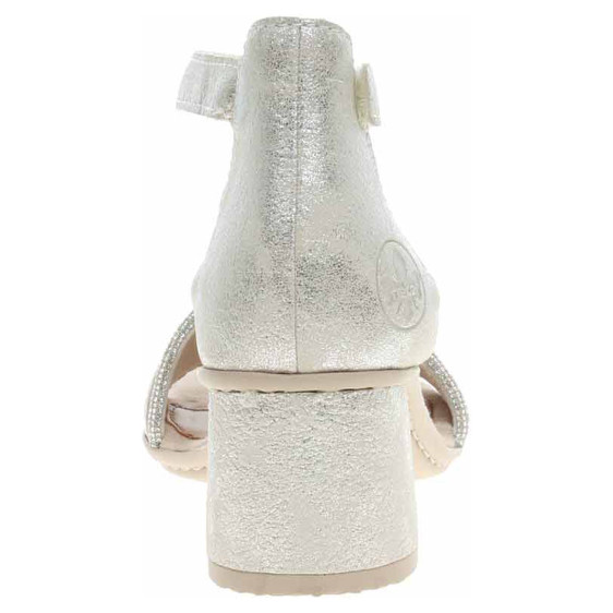 detail Dámské sandály Rieker 64654-40 silber