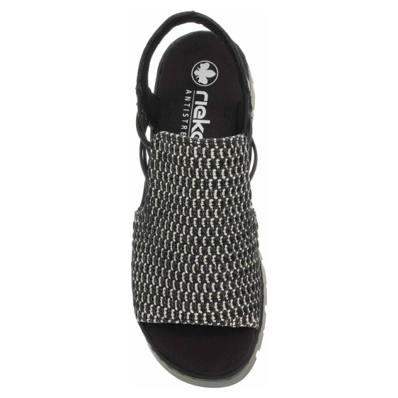 detail Dámské sandály Rieker V1051-00 schwarz