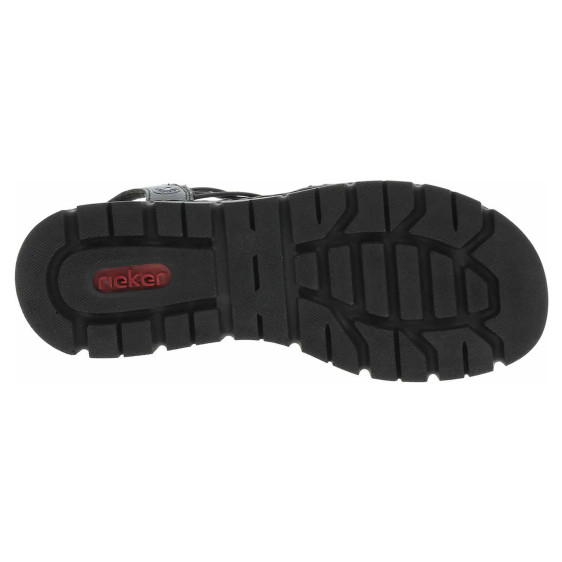 detail Dámské sandály Rieker V1051-00 schwarz