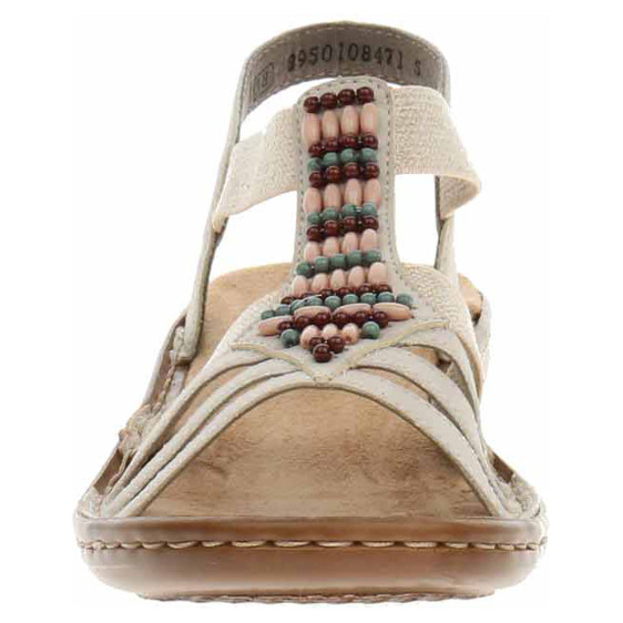 detail Dámské sandály Rieker 60851-62 beige