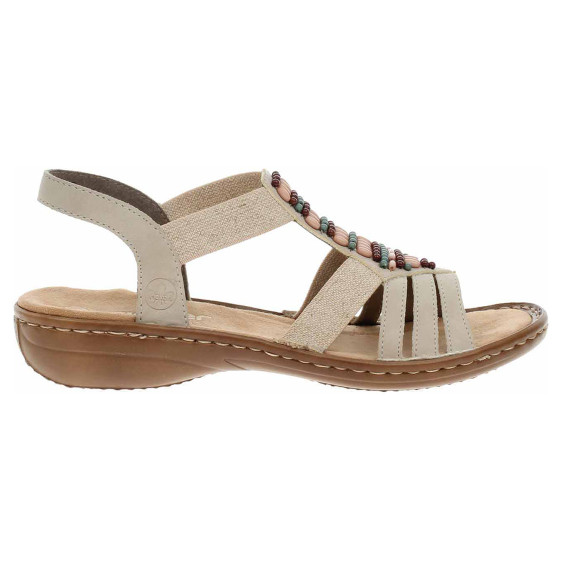 detail Dámské sandály Rieker 60851-62 beige