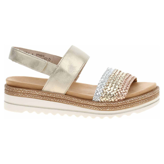 detail Dámské sandály Remonte D0Q56-90 metallic