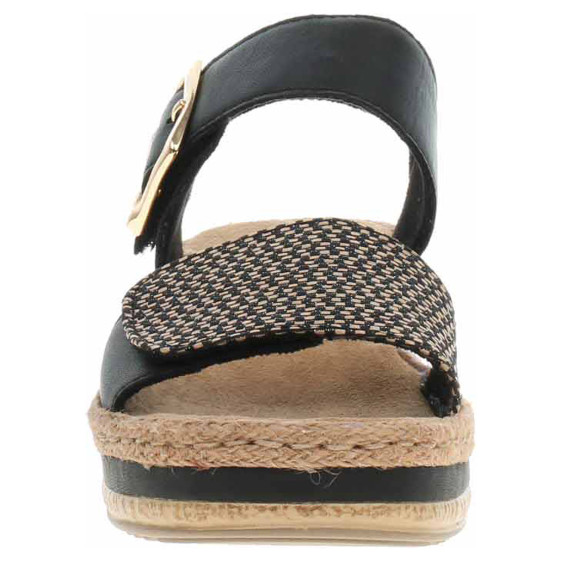 detail Dámské sandály Rieker V0951-00 schwarz
