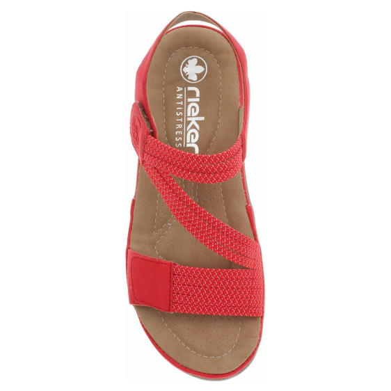 detail Dámské sandály Rieker 64870-33 rot