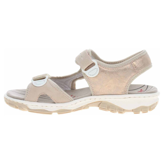 detail Dámské sandály Rieker 68866-31 rosa