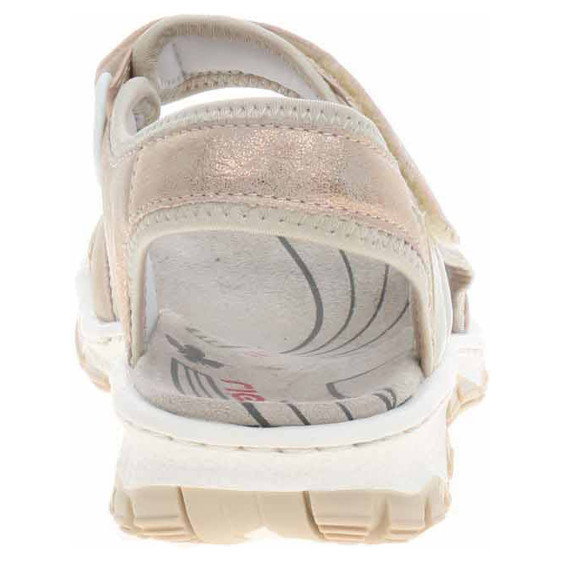 detail Dámské sandály Rieker 68866-31 rosa