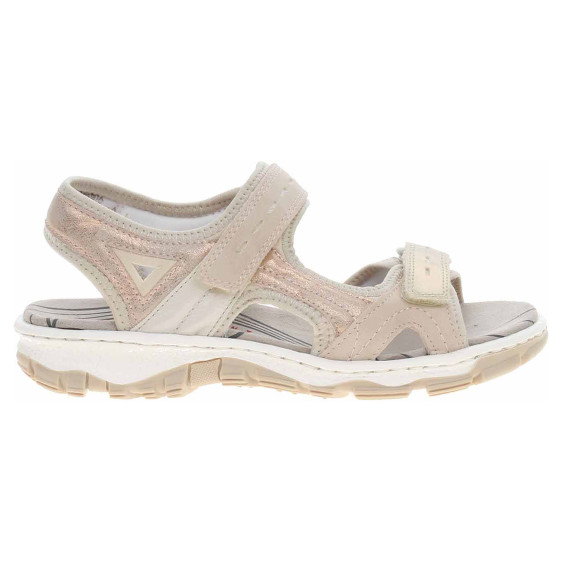 detail Dámské sandály Rieker 68866-31 rosa