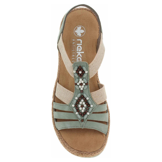 detail Dámské sandály Rieker V0920-52 grun