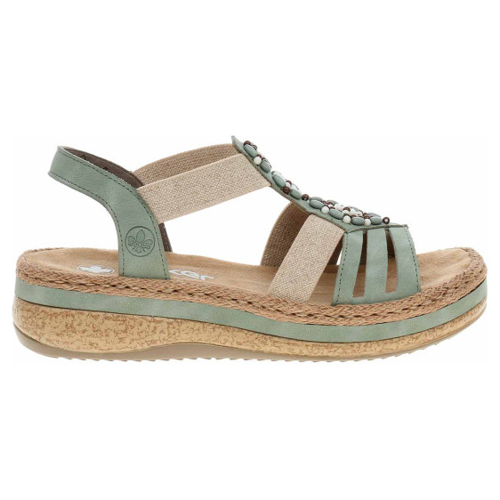 detail Dámské sandály Rieker V0920-52 grun