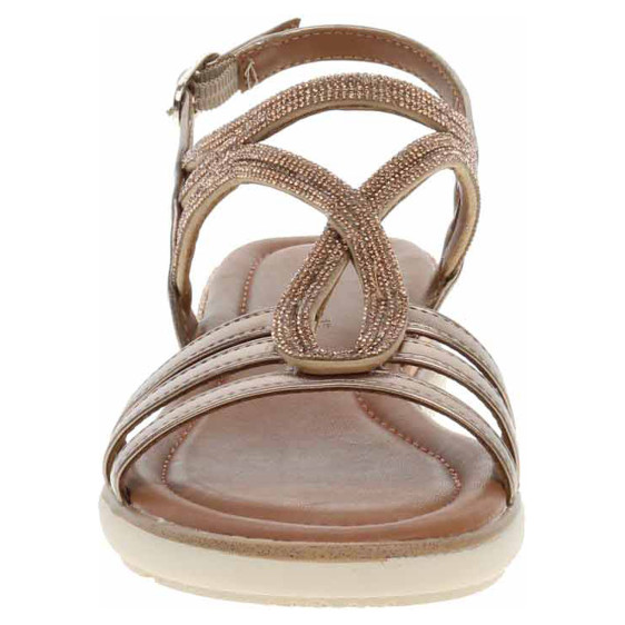 detail Dámské sandály Tamaris 1-28714-46 bronce