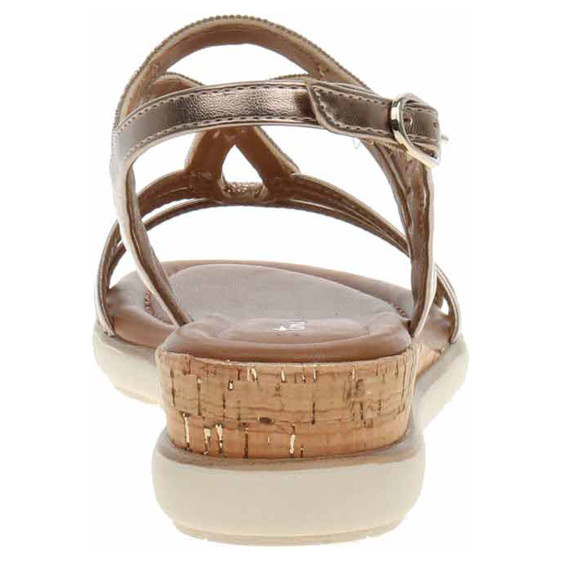 detail Dámské sandály Tamaris 1-28714-46 bronce