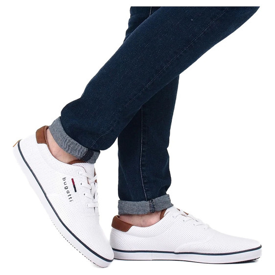 detail Pánská obuv Bugatti 321-AFH01-5000 white