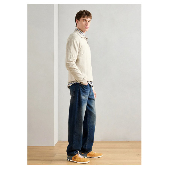 detail Pánská obuv Bugatti 321-ASG03-5050 yellow-dark blue