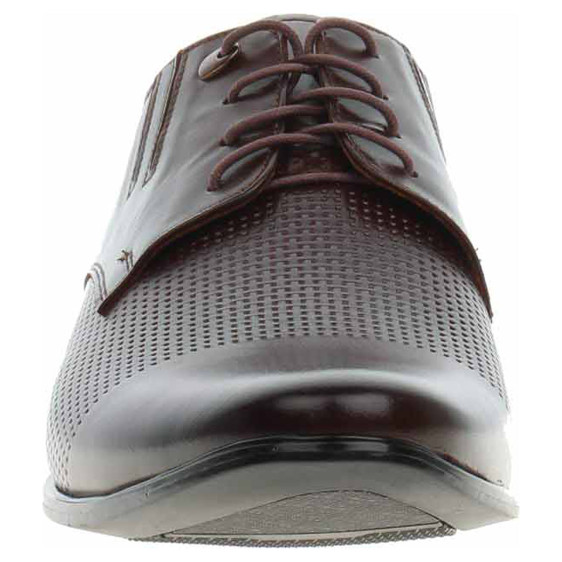 detail Wall Street pánské společenské PO482 tm.hnědá