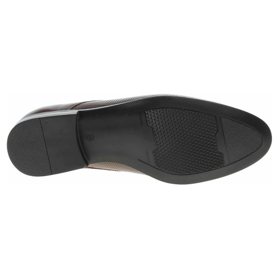 detail Wall Street pánské společenské PO482 tm.hnědá