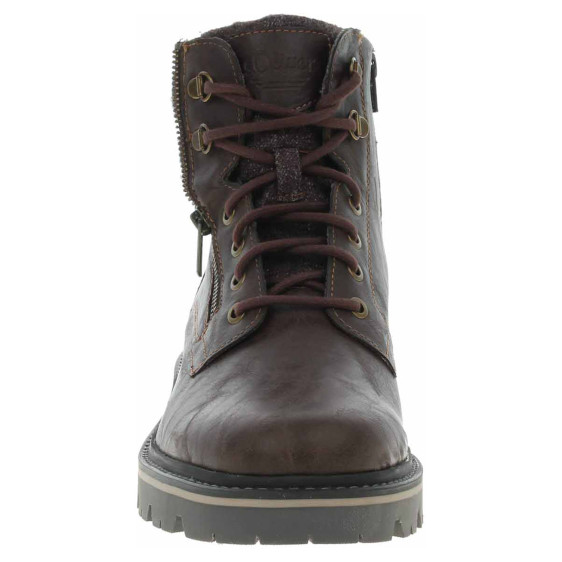 detail Pánská kotníková obuv s.Oliver 5-16200-41 dark brown