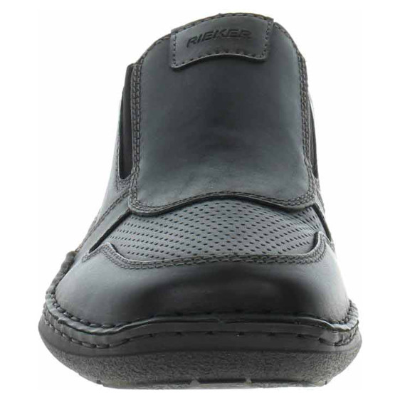 detail Pánské mokasiny Rieker 03069-00 schwarz