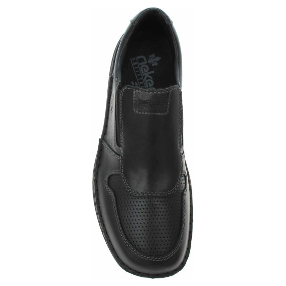 detail Pánské mokasiny Rieker 03069-00 schwarz