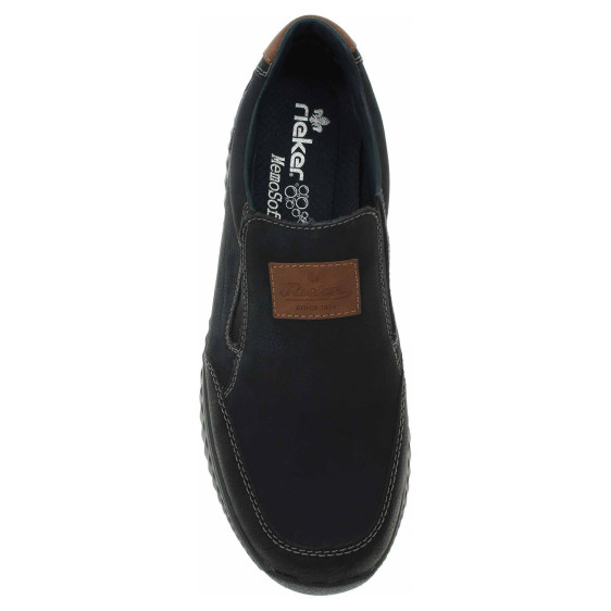 detail Pánské mokasiny Rieker B0654-14 blau