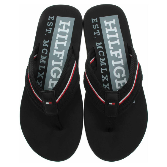 detail Plážové pantofle Tommy Hilfiger FM0FM05436 BDS Black