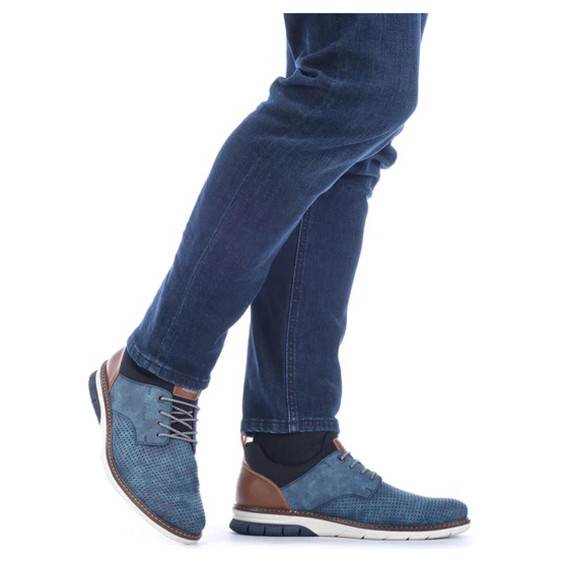 detail Pánské polobotky Rieker 14450-14 blau